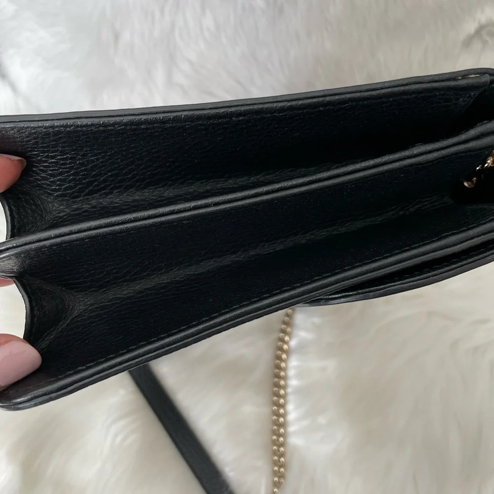 💯% Authentic Gucci Shoulder Leather Bag - Picture 8 of 13